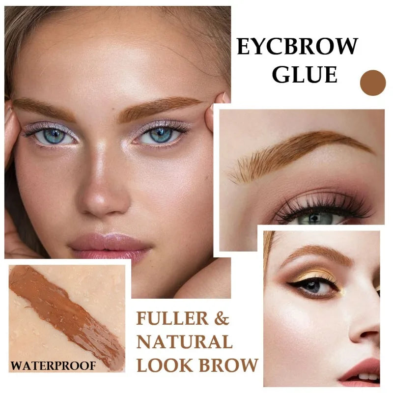 Long Lasting Eyebrow Dye Tint Waterproof Eye brow Creamwith Eyebrow Brush Natural Eye Brow Enhancers Wild Eyebrow Tinted Makeup