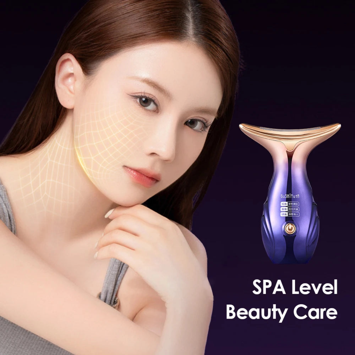 Face Beauty Device 3 Colors Led Photon Facial.