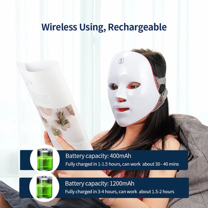 Revitalize Your Skin with the 7 Colors Photon Facial LED Mask