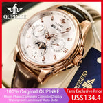 OUPINKE Luxury Brand Watches for Men Automatic Mechanical.