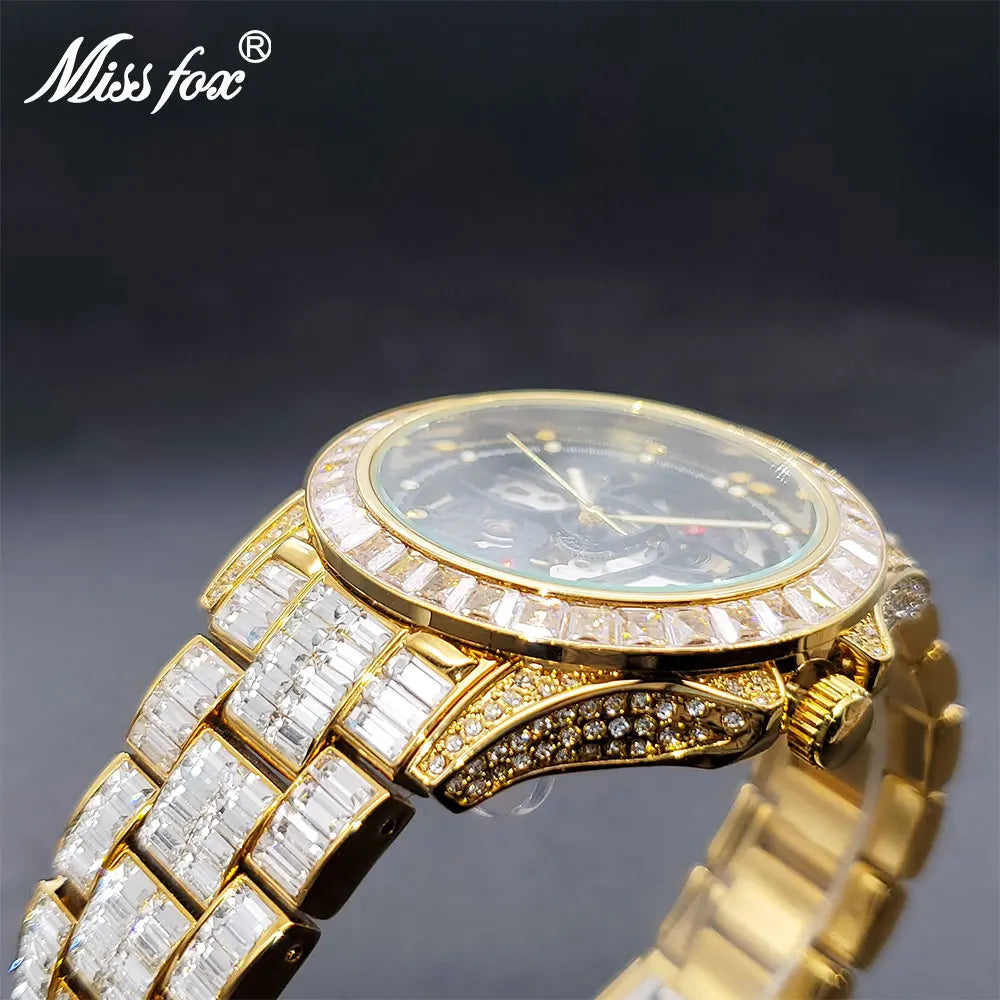 Men's Mechanical Watch High Quality Luxury Gold