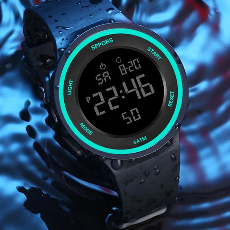 Waterproof Led Watches for Men Outdoor Sports.