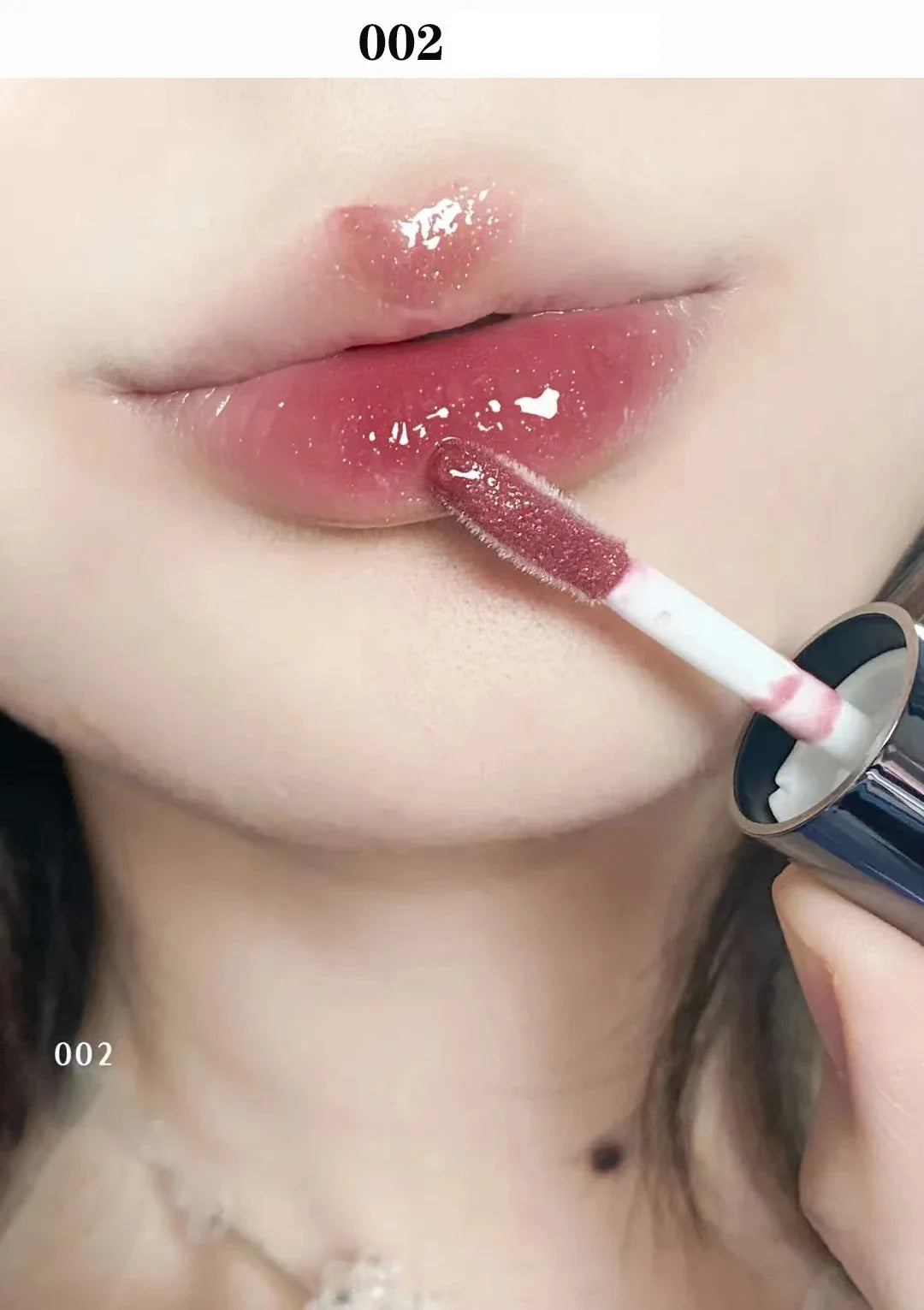 fine glitter glass lip gloss