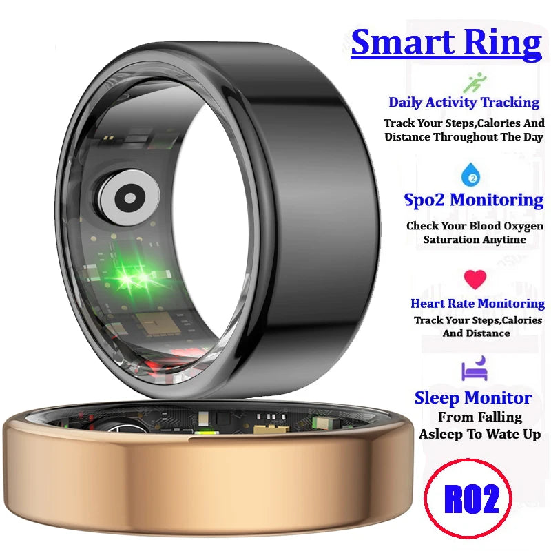 Smart Ring 2024 Smartring R02 Health Monitoring.