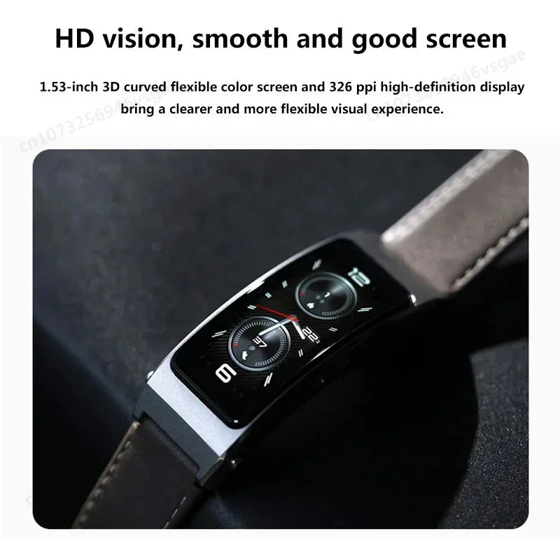 Huawei TalkBand B7 Smart Wristband Bluetooth 5.2 1.53 Inch AMOLED Screen Kirin A1 Processor Call Earphone Talk Band