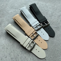 Hot Fashion Sport Silicon Watchband Black Grey Brown Red Rubber.