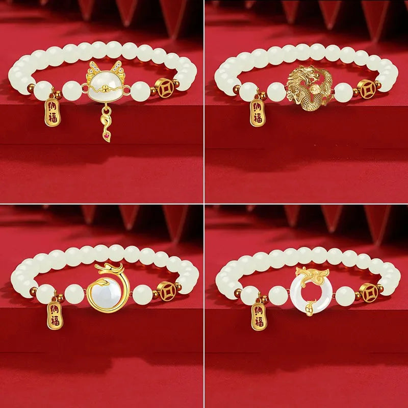 New Year Lucky Zodiac Dragon Bracelet For Women