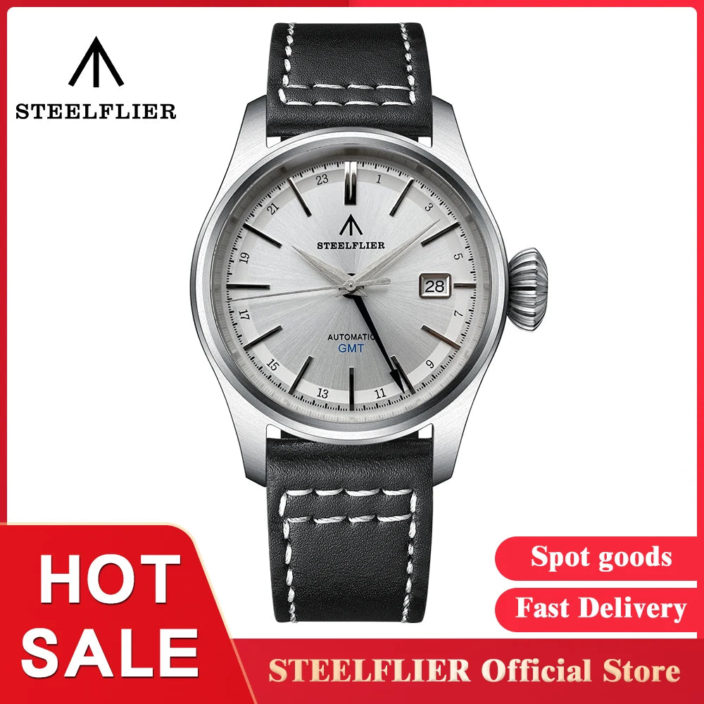 STEELFLIER Official SF790 GMT Mechanical Watch.