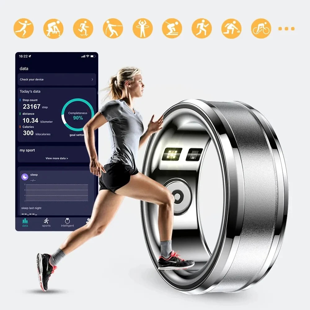 Smart Ring 2024 men Health Monitor Smartwatches.