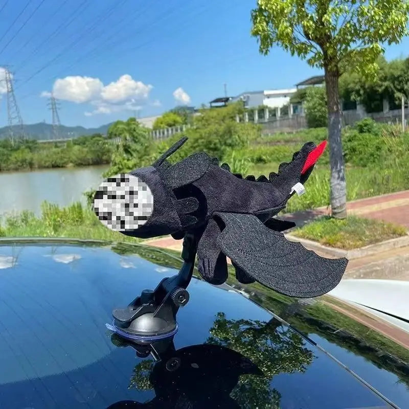 Car Roof Decoration Sunroof Doll Motorcycle.