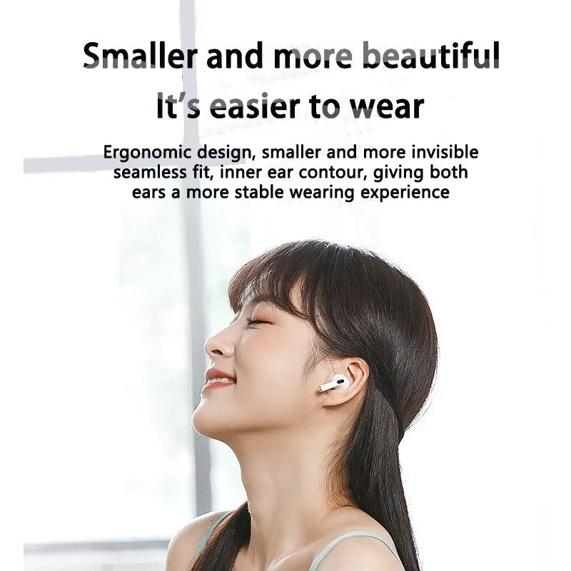 Pro 4 TWS Wireless Headphones - Bluetooth 5.0 Waterproof Headset with Mic for Xiaomi iPhone