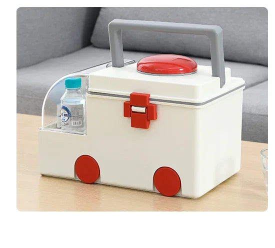 Multifunctional Ambulance Medicine Box Large Capacity.