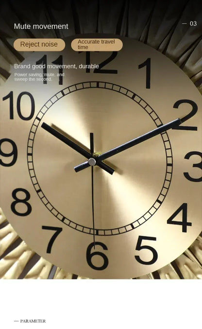 Wheat Ears clocks, living room