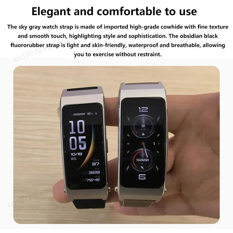 Huawei TalkBand B7 Smart Wristband Bluetooth 5.2 1.53 Inch AMOLED Screen Kirin A1 Processor Call Earphone Talk Band