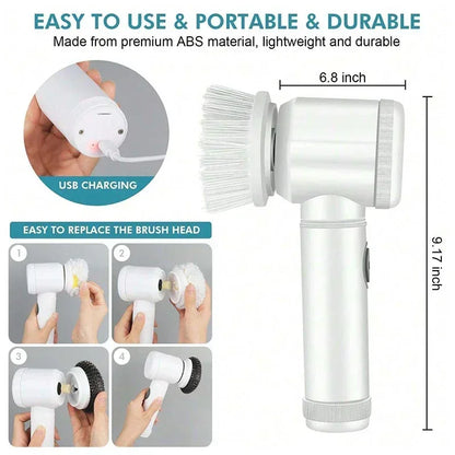 New Electric Spin Scrubber,Bathroom Cleaning Brush.