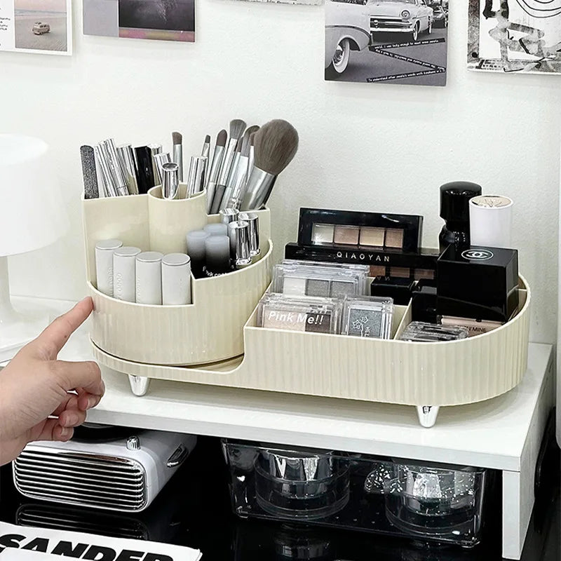 Cosmetic Storage Box Large Capacity Makeup Drawer Organizer Jewelry Nail Polish Makeup Container Desktop Sundries Storage Box