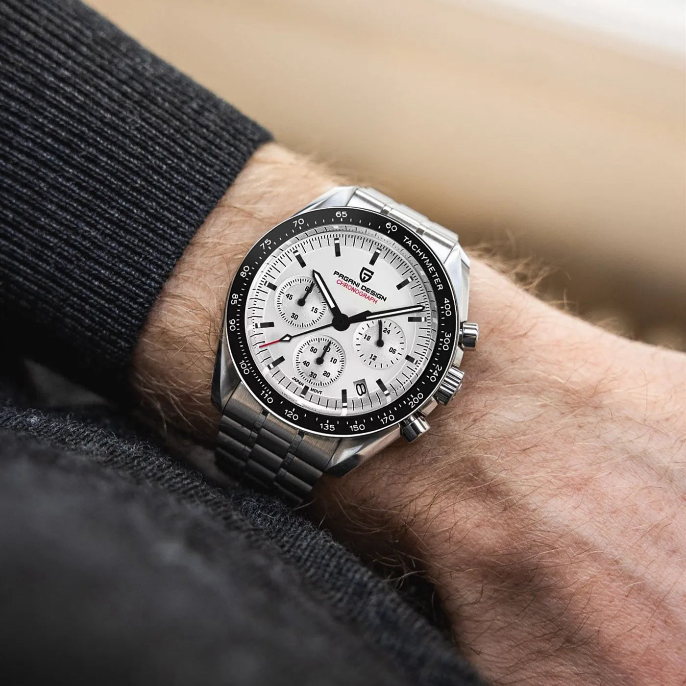 Features and Benefits of the PAGANI DESIGN 2024 Date Speed Chronograph Men's Watch.