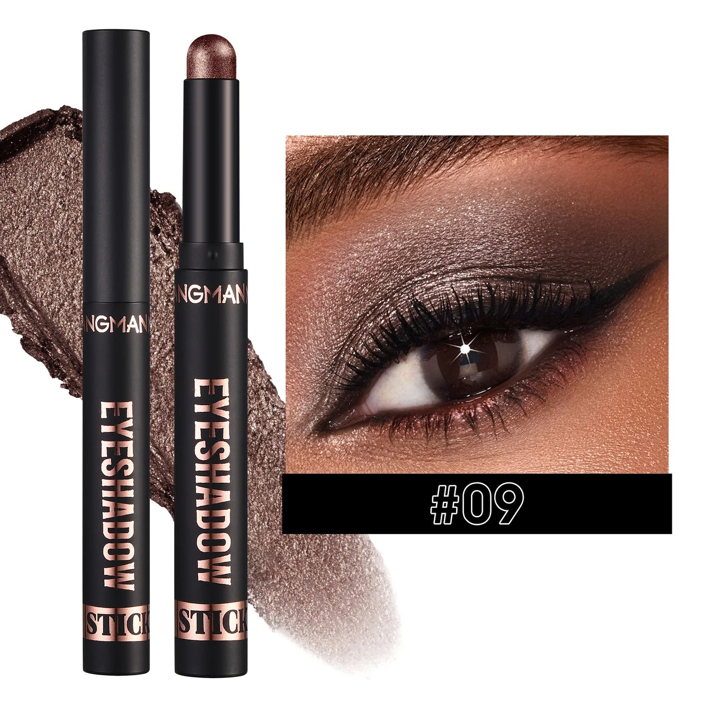 Smoky Dark Blue Eyeshadow Pencil Stick Waterproof.