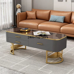 Luxurious Nordic Glam Coffee Table - Stylish and Functional Centerpiece.