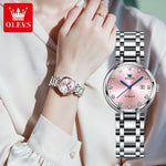 Luxury Silver Stainless Steel Women Watches