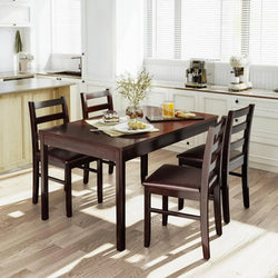 Compact Farmhouse Style Dining Set.