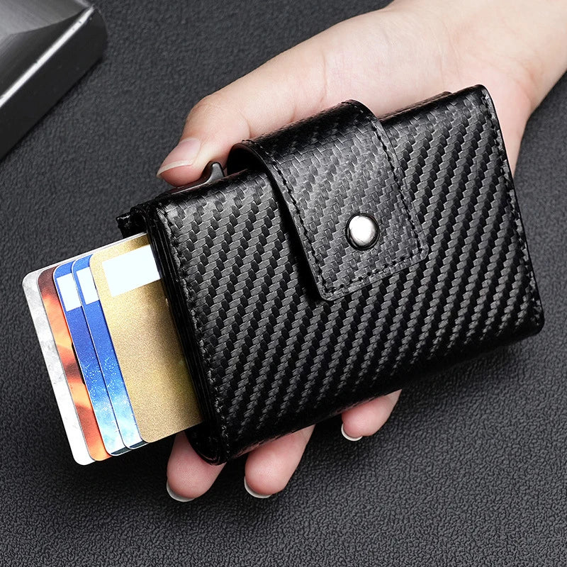 Luxury Genuine Leather Wallet RFID Blocking Men.