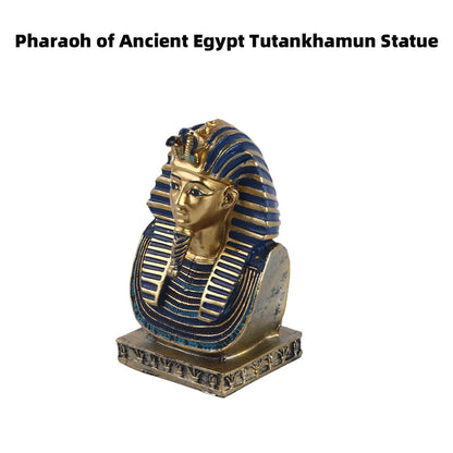 Pharaoh of Ancient Egypt Tutankhamun Statue Model