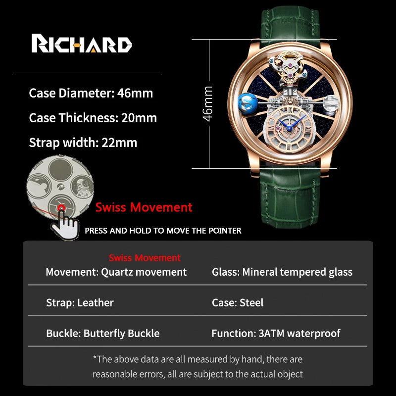 Jacob&Co Richard Mens Watches Diamond Tourbillion.