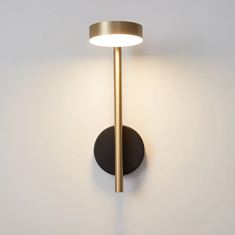 Modern Simple Wall Lamp: Light Luxury Creative LED Bedroom Bedside Decoration Lighting.