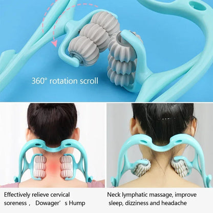 Neck Massager, Trigger Point Roller Massager for Pain Relief Deep.