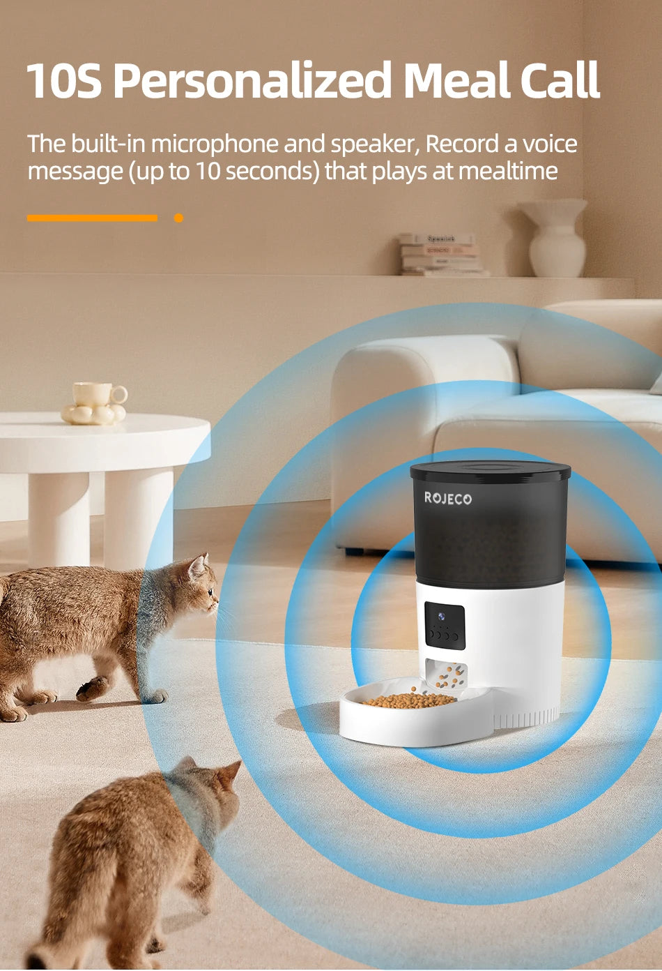 Automatic Cat Feeder With Camera Video Cat Food.