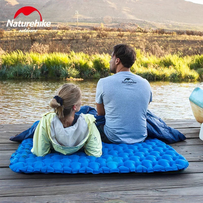 Ultralight Camping Air Mattress Waterproof Nylon Inflatable Cushion Portable Sleeping Bed for Outdoor Adventures Lightweight