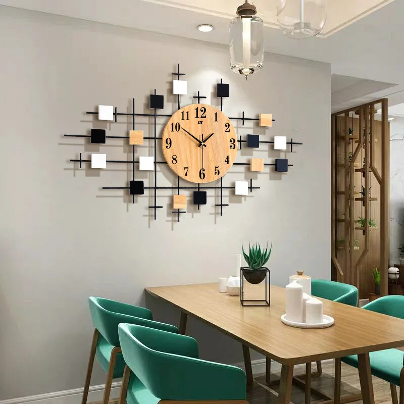 Large Decorative Wall Clock Modern Design