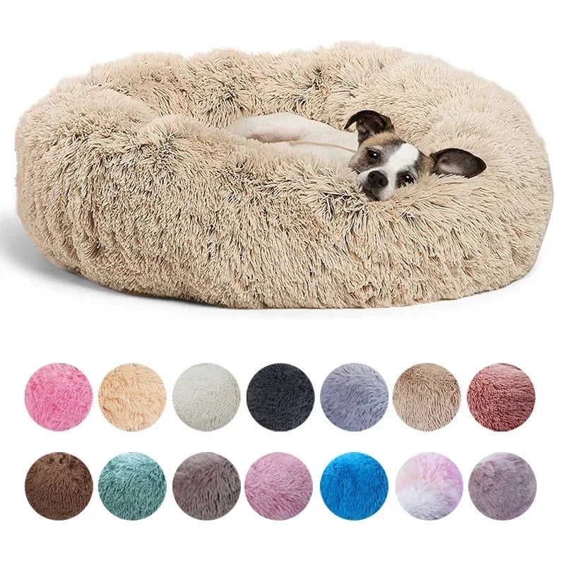 40-90cm Round Pet Bed for Large Dog Bed Super Soft Cat.