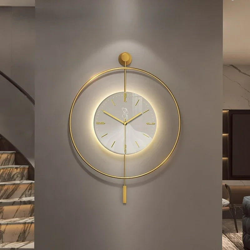 Personality Minimalist Clock Wall Clock Living Room.