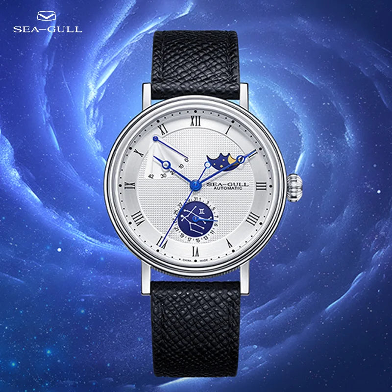 Seagull 12 Constellation Zodiac Sign Men's Watch