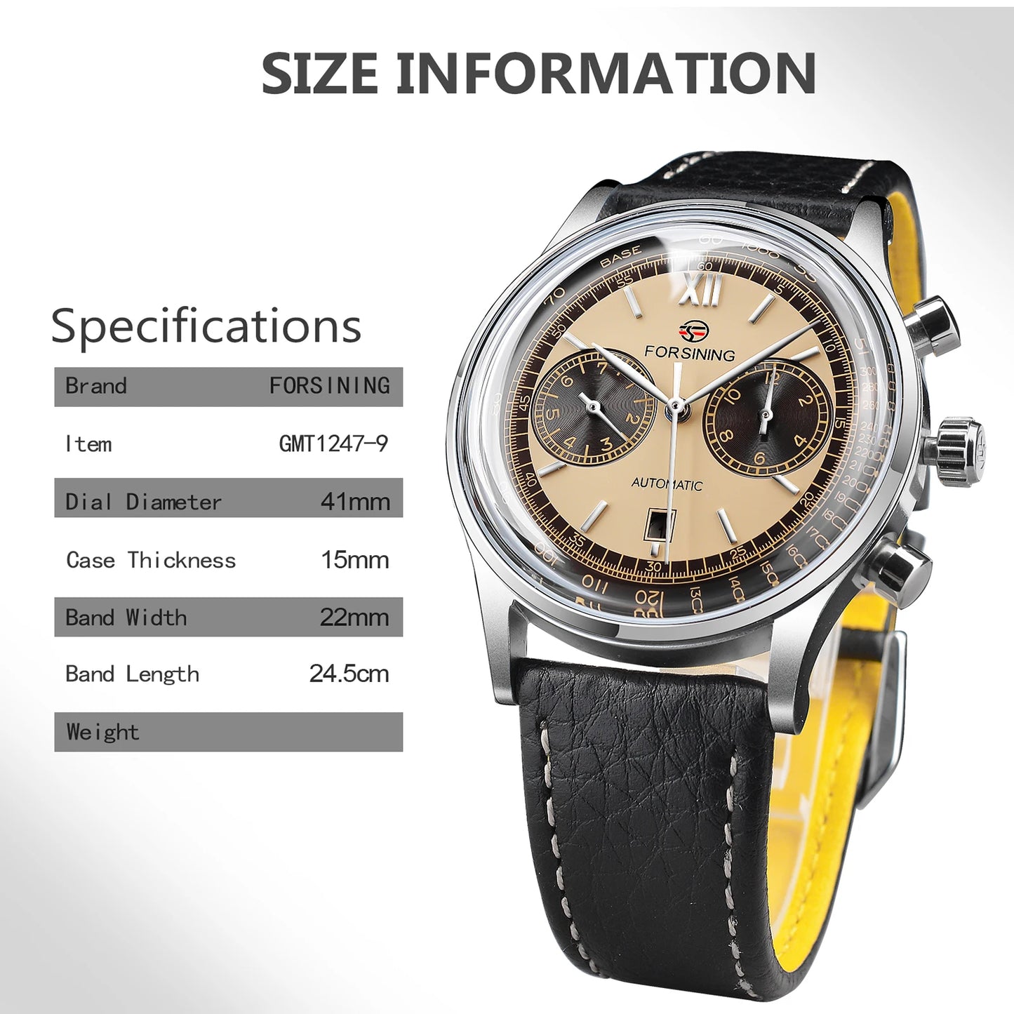 Forsining 2022 Classic Retro Mechanical Automatic Watch.