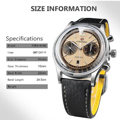 Forsining 2022 Classic Retro Mechanical Automatic Watch.