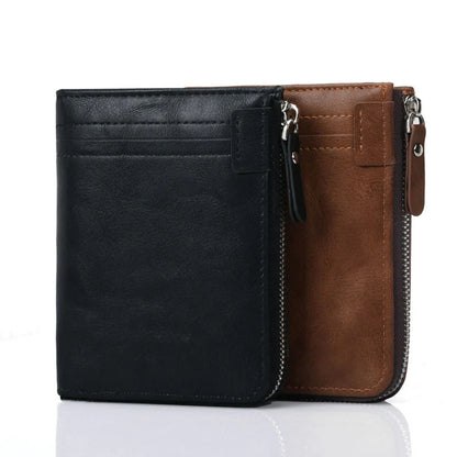 Leather Men Wallet Print Men Wallet.