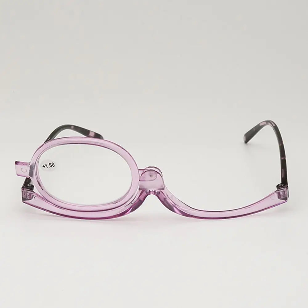 design rotating makeup reading glasses magnifying make