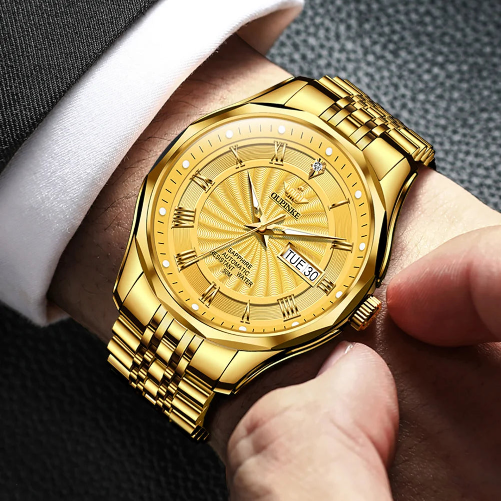 Original Men's Luxury Watch Diamond Automatic Mechanical Watches.