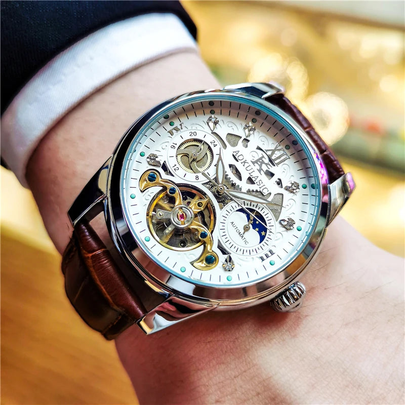 Top Brand Men Casual Mechanical Watch.