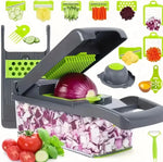 Vegetable chopper, Multi-functional chopper, Kitchen gadget, Food processor, Slicing dicer, Chopping tool, Meal prep, Kitchen accessories, Versatile chopper, Manual chopper, Vegetable slicer, Dicing blades, Cooking utensil, Easy clean, Compact design,