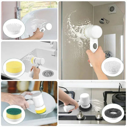 New Electric Spin Scrubber,Bathroom Cleaning Brush.