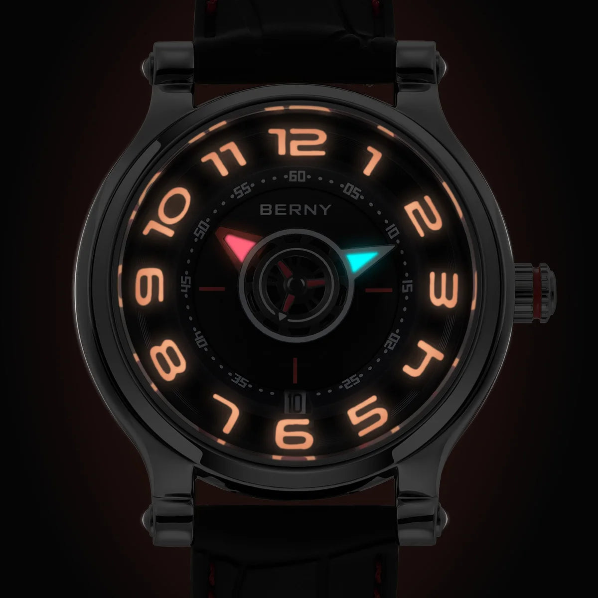 BERNY Men's Mechanical Watch - Sapphire Miyota 8215.