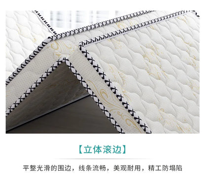 Three folding 3E coconut mattress environmental palm hard mat home sleeping mat dormitory single tatami custom