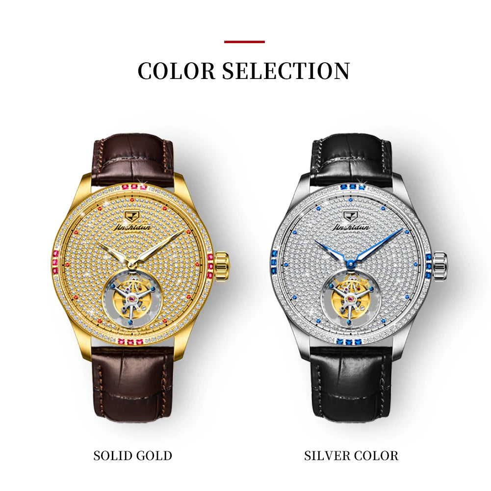 JSDUN Top luxury Original Men's Watches Tourbillon.