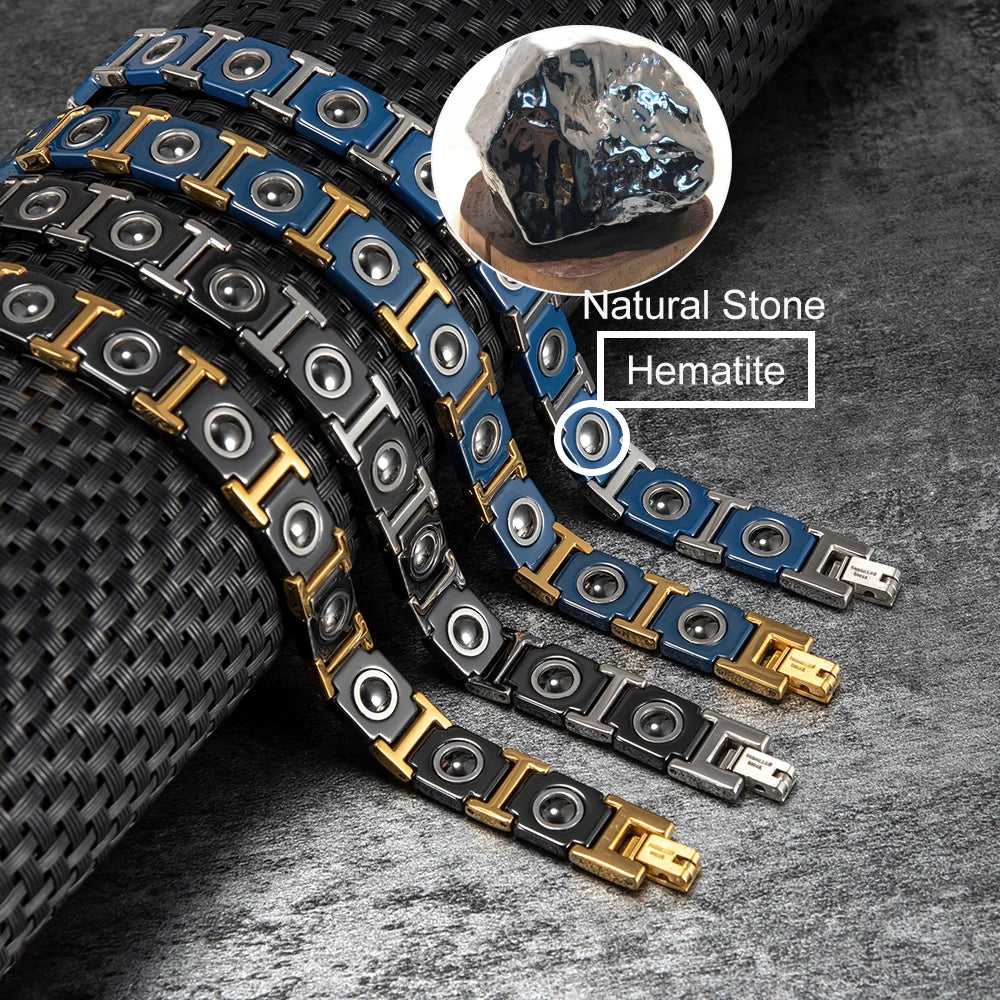 Anti-scratch Ceramic Bracelet for Men Magnetic.