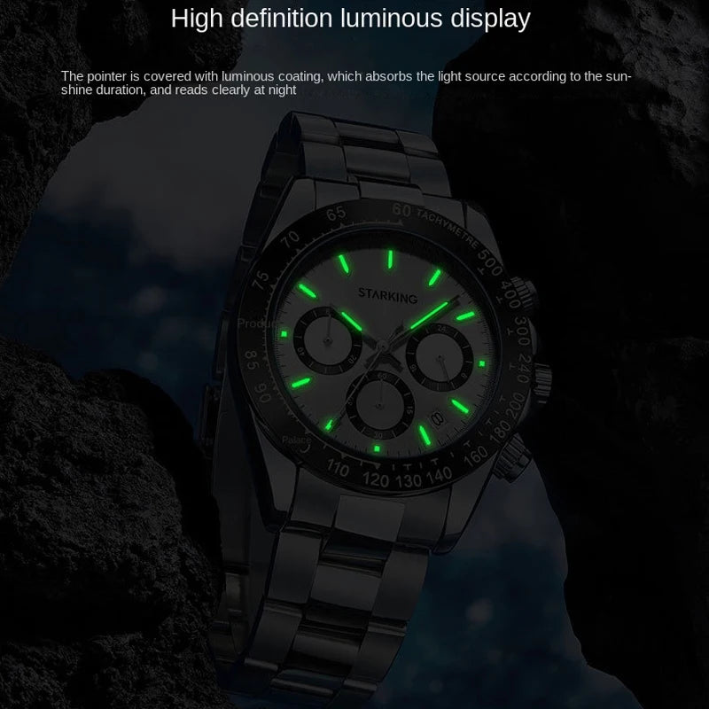 STARKING 2023 Multifunctional Quartz Watch for Men.