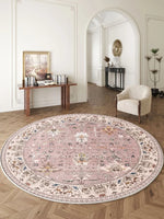 Artistic Round Rug Dirty-resistant Living Room.